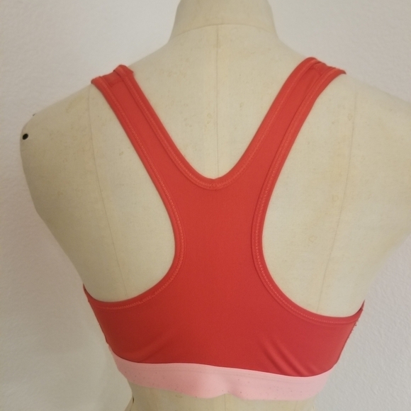 Nike Sport Bra Sz M Racer Back Animal Print Logo - Picture 5 of 7
